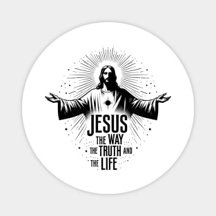 Jesus The Way The Truth and The Life Magnet